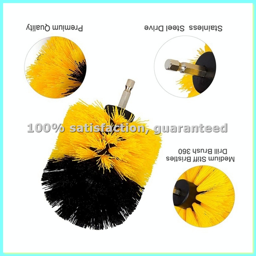 Car Cleaning Brush - Conjunto de 15 Escovas Elétricas para