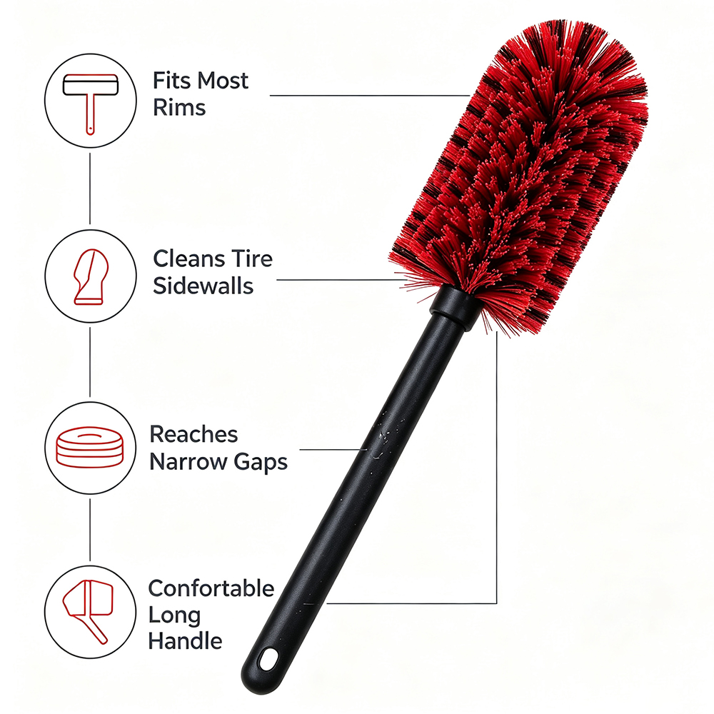 Escova de Limpeza para Rodas d - Wheel Cleaner Alloy avaliação e preço
