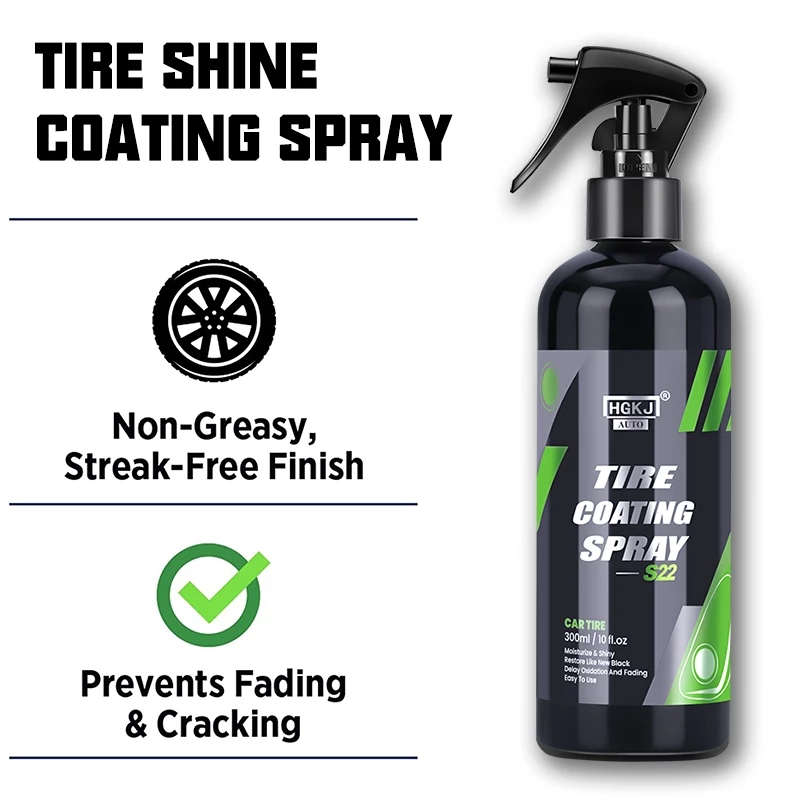 2026 Hot Sale Spray de Revesti - Tire Shine Spray Sealant avaliação e preço