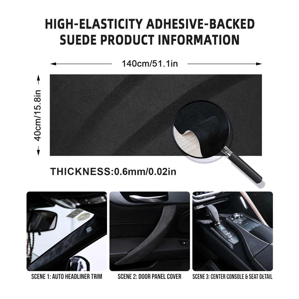 Tecido de camurça autoadesivo  - Leather Cleaner Interior avaliação e preço