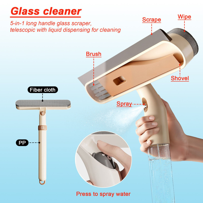 Limpa Vidros 4 em 1 Extensível - Glass Cleaner Streak avaliação e preço