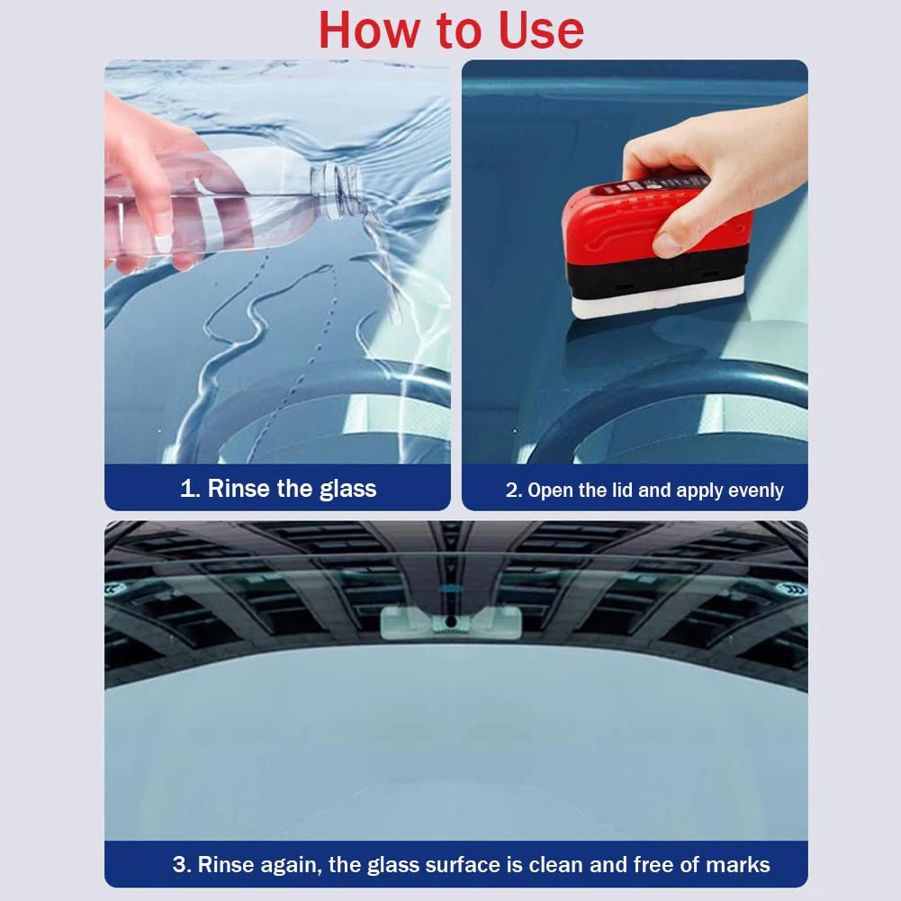 Removedor de filme de óleo de  - Car Cleaning Brush avaliação e preço