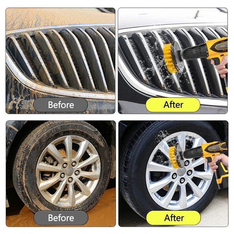 Conjunto de 15 Escovas Elétric - Car Cleaning Brush avaliação e preço
